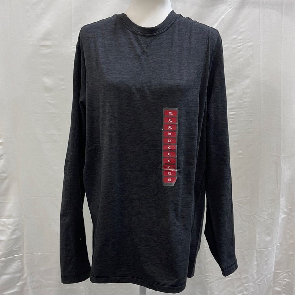 Mens XL luxe brushed crew